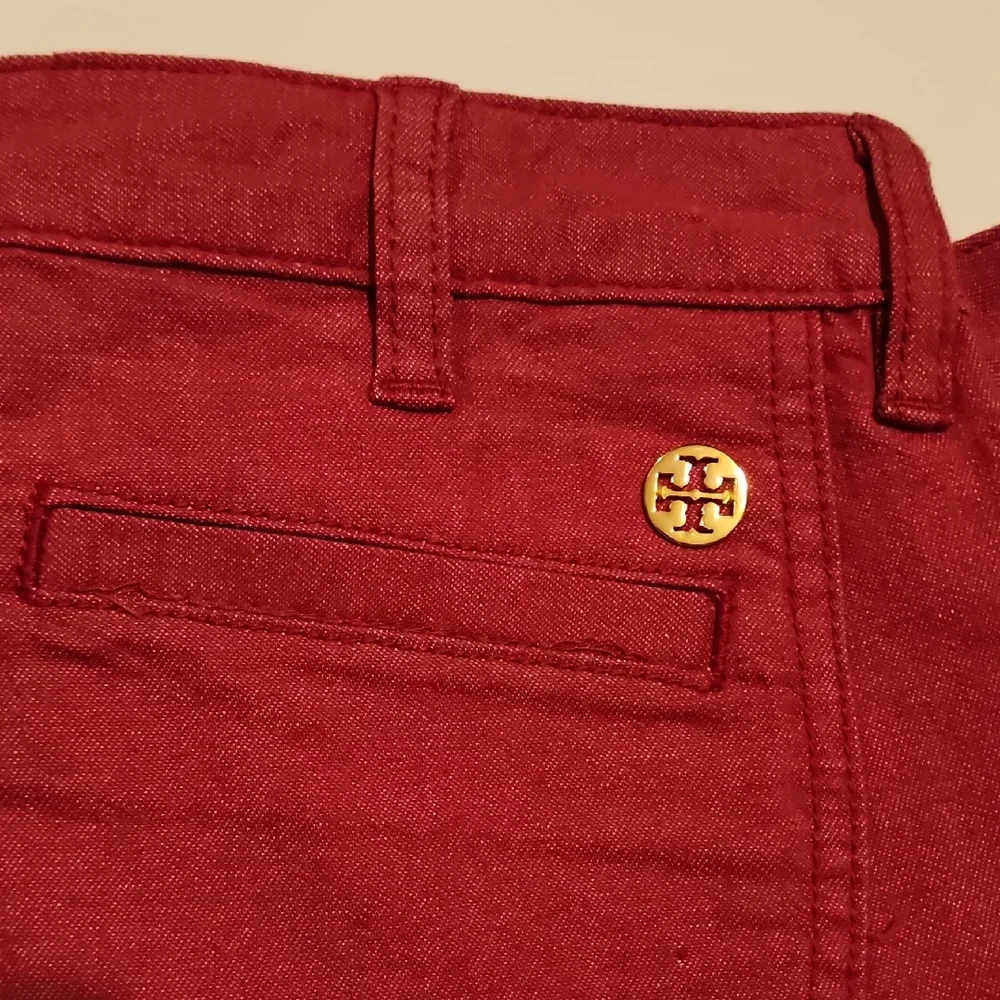 Tory Burch Red Denim Jeans 27